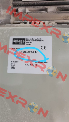 CMA-528-2T-1 II 2G c IIC T5 Sodeca
