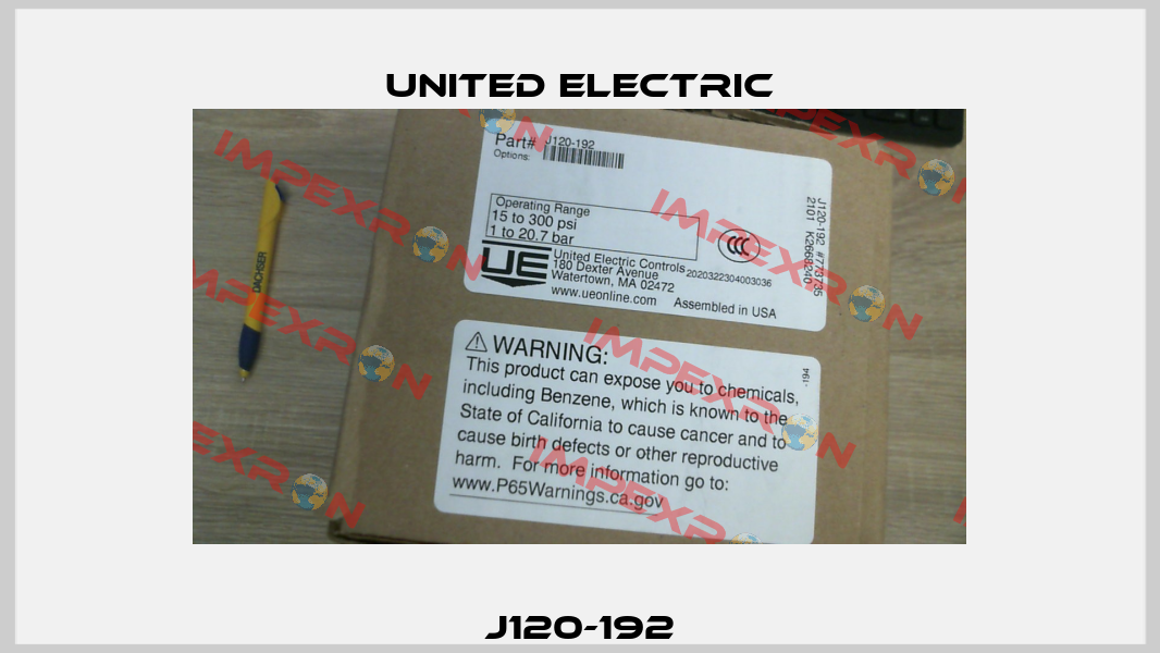 J120-192 United Electric