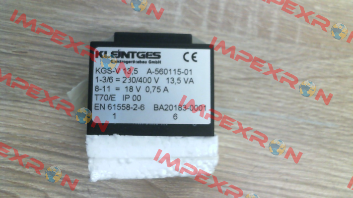 A-560115-01  replaced by A-560115-02 Kleintges