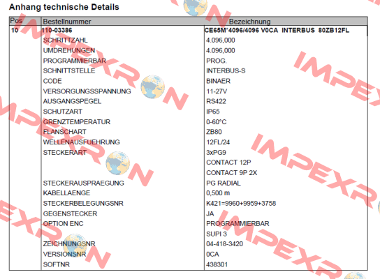 110-03160   TR Electronic