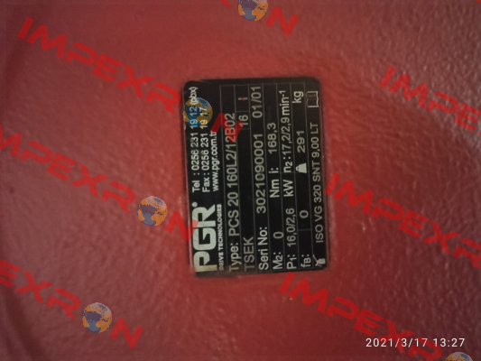 PCS20 160L2/12B02 PGR Drive Technologies