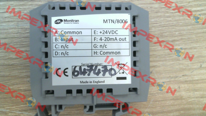 MTN/8006 Monitran