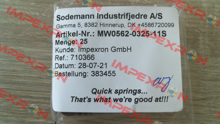 MW0562-0325-11S Sodemann