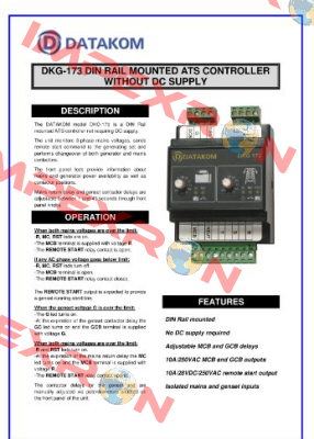 DKG-173  DATAKOM