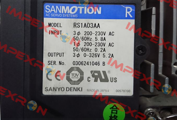 RS1A03 Sanyo Denki