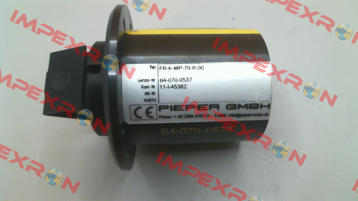FR-K-MP-70-R-00 Pieper