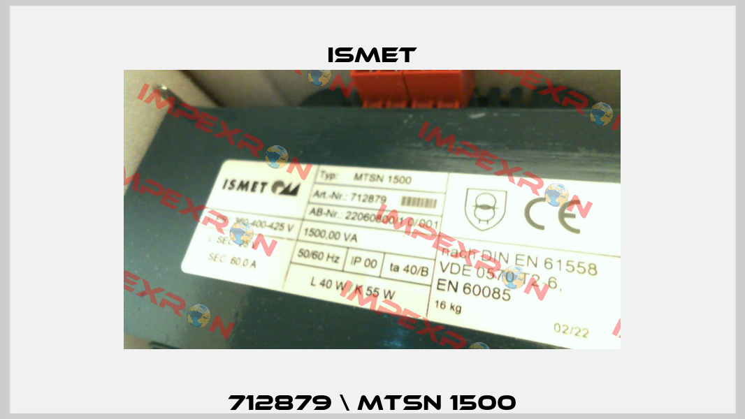 712879 \ MTSN 1500 Ismet