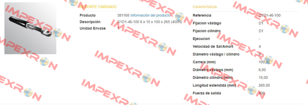 D1D1-46-100 6X15X100X265 400N Epidor