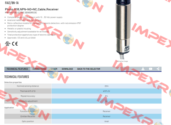 FAIZ/BN-1A Micro Detectors / Diell (now Datasensing)