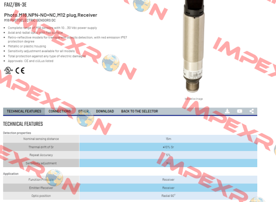 FAIZ/BN-3E Micro Detectors / Diell (now Datasensing)