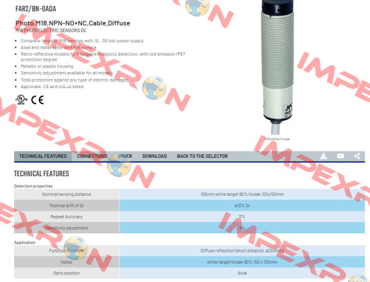FAR2/BN-0ADA Micro Detectors / Diell (now Datasensing)
