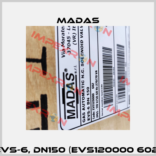 EVS-6, DN150 (EVS120000 602) Madas