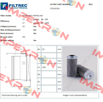 D131G25A Filtrec