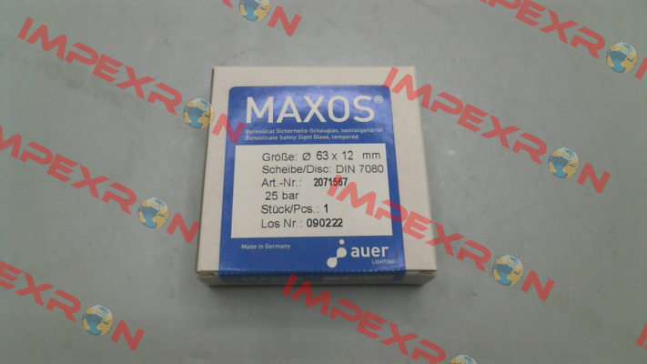 P/N: 2071567, Type: DIN 7080-16 63x12 Maxos