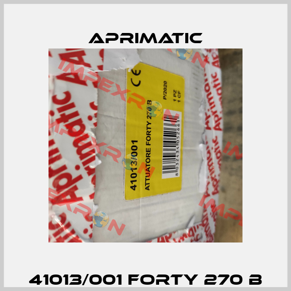 41013/001 Forty 270 B Aprimatic